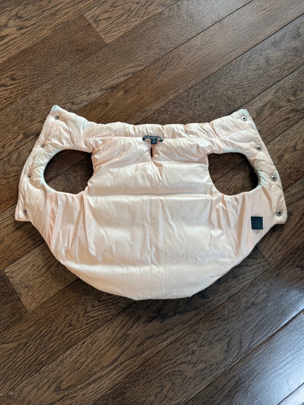 Maxbone Arabella Pink Metallic Dog Puffer Vest Size M